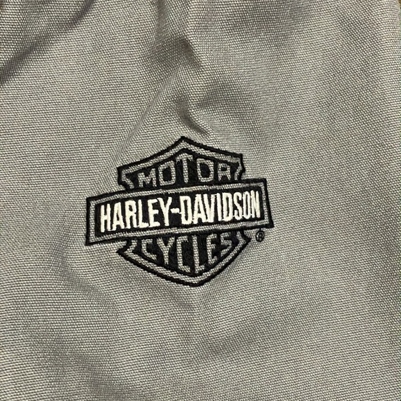 Harley-Davidson Motorcycle Army Green Jacket - Picture 5 of 8